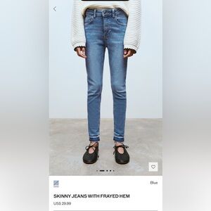 Mango Blue Kids Skinny Jeans
